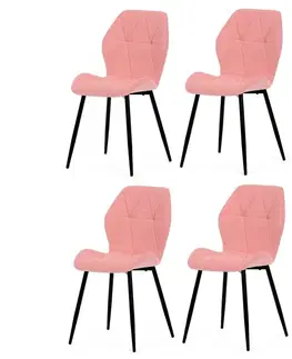 Sada jídelních židlí CT-285 PINK2, 4 ks