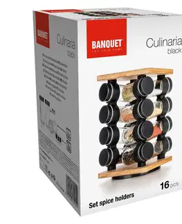 Banquet Sada kořenek CULINARIA Black, 16 ks