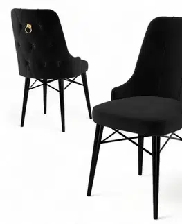 Sada židlí (4 kusy) Pare - Black
