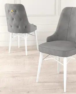 Sada židlí (4 kusy) Pare - Grey, White
