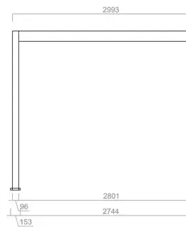 Bioklimatická pergola ECO 6x3 m Rojaplast