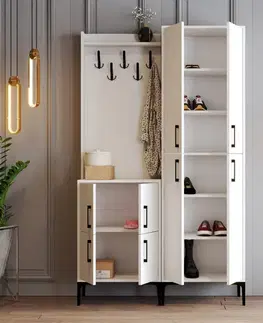 Předsíňová stěna Berlin BA - White