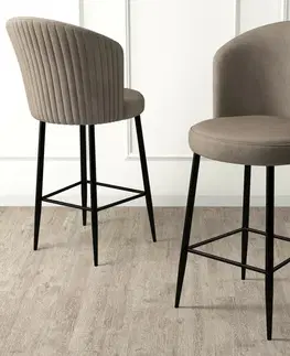 Sada barových židlí Fora Cappuccino and Black, 2 ks, 2 ks