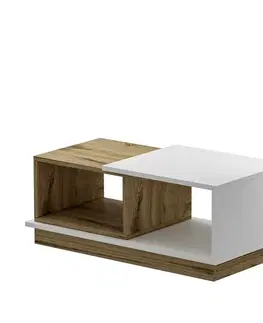 Konferenční stolek Viana White and Oak