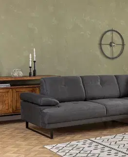 Rohová sedací souprava Mustang Small Right - Anthracite