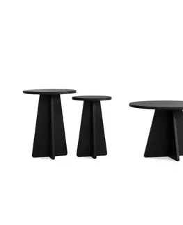 Sada konferenčních stolků Mushroom 3 - Black