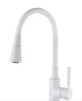 INVENA Dřezová baterie HULA PLUS bílá BZ-85-P02-L