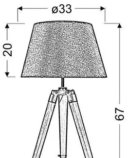 Stolní lampa LUGANO Candellux