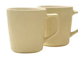 PROHOME - Hrnek keramický 10cm sada 2ks různé barvy