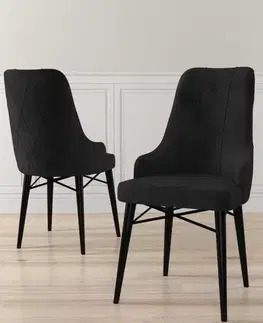 Sada židlí (4 kusy) Neta - Black