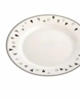 Porcelánový talíř HEART, 19 cm