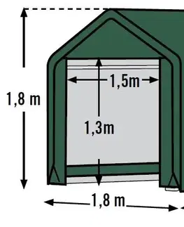 Náhradní plachta pro přístřešek 1,8 x 1,8 m Dekorhome