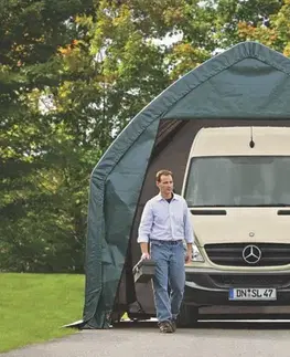 Náhradní plachta pro garáž 3,9 x 6,1 m zelená Dekorhome