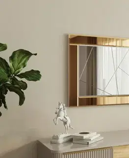 Zrcadlo Pierre - Bronze, White