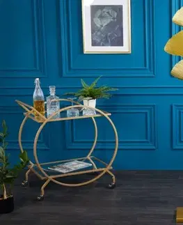 Estila Designová glamour stojací lampa Ginko zlaté barvy z kovu s ozdobnými listy jinanu 160cm