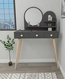 Kosmetický stůl Ruges Anthracite