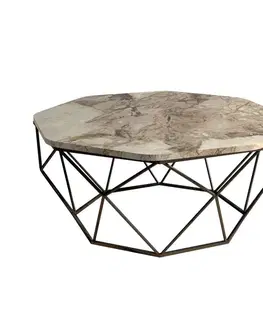 Konferenční stolek Diamond - White Marble