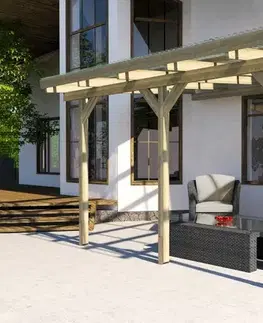 Dřevěná zahradní pergola 671 Weka