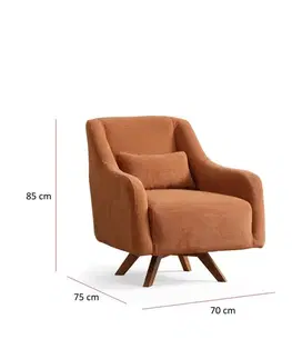 Křeslo ušák Hera - Orange