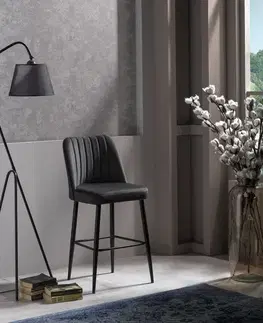 Bar Stool Set (2 Pieces) Vento - Anthracite