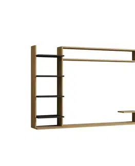 Televizní stěna Noble Sapphire Oak and Anthracite