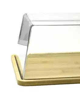 PROHOME - Servírovací podnos s krytem 41,5x26x13cm