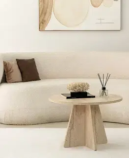 Konferenční stolek Mushroom Travertine