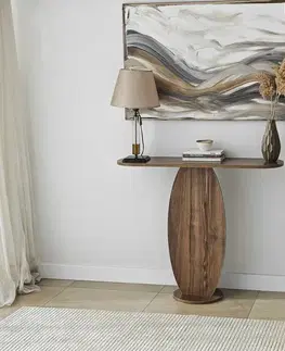 Odkládací stolek Ellittica Walnut