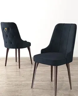 Sada židlí (2 kusy) Newa - Anthracite, Brown