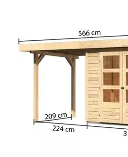 Dřevěný zahradní domek RETOLA 3 Lanitplast