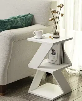 Odkládací stolek Albeni White