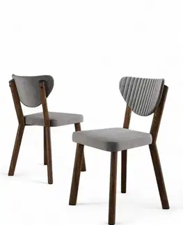 Sada židlí (6 kusů) Arfe - Grey, Brown