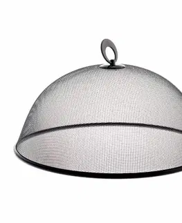 Kovový poklop na potraviny pr. 30 cm, černá