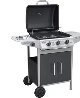 Avenberg Plynový BBQ gril s bočním hořákem Boston, 107,9 x 49,7 x 96,2 cm