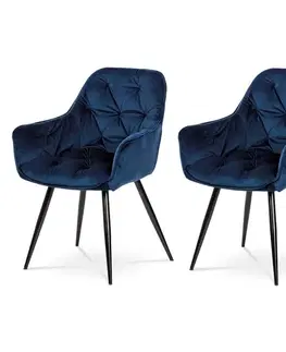 Sada jídelních židlí DCH-421 BLUE4, 2 ks