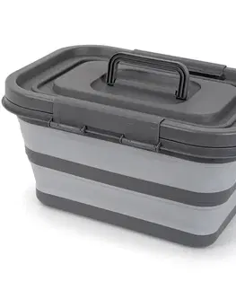 4Home Skládací silikonový úložný box s víkem Storage