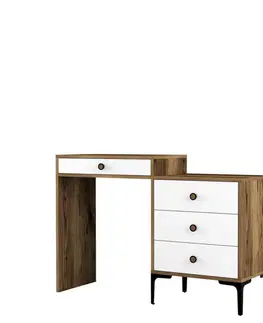 Toaletní stolek Lizbon 551 - Walnut, White