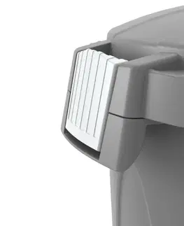 Odpadkový koš Dustbin, 50 l, šedá, 50 l