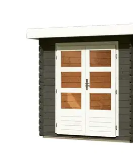 Dřevěný zahradní domek BASTRUP 4 Lanitplast