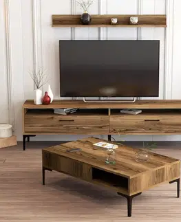 Living Room Furniture Set Istanbul - Walnut