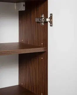 Elvisia Závěsná skříňka do koupelny FLOW Oak walnut 68 cm