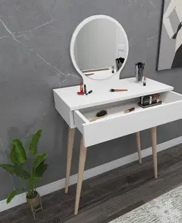 Kosmetický stůl Siena White