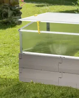 Vyvýšený záhon 60 x130 cm plast Dekorhome