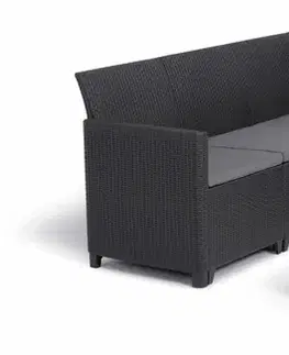 KETER Zahradní set MARIANNE 5 corner storage table | grafit