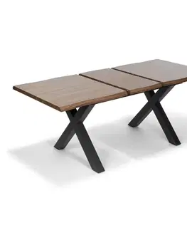 Jídelní stůl TIMBER FLEX CROSS 185, přírodní dub