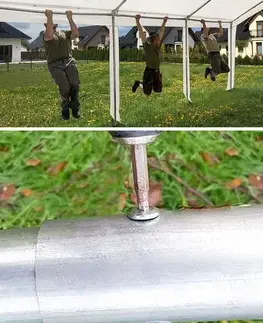 Skladový stan 3x6m bílá KLASIK