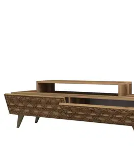 TV stolek City - Walnut