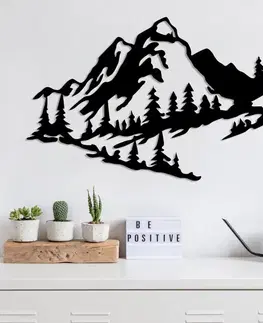 Dekorativní kovový doplněk na zeď Mountain 2