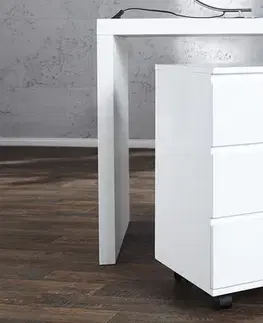 Estila Stylový elegantní kontejner Big Deal bílá