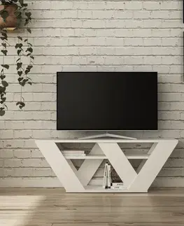 Televizní stolek Pipralla White